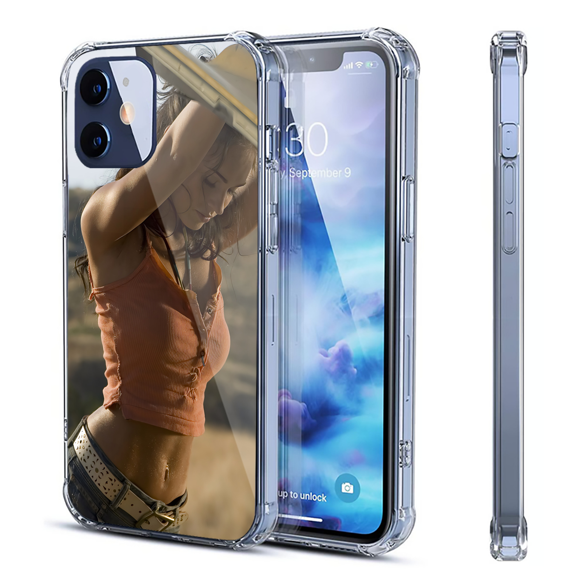 （画像用） Transformers トランスフォーマー 【iPhone 12シリーズ対応】透明スマホケース（クリアソフトケース）
